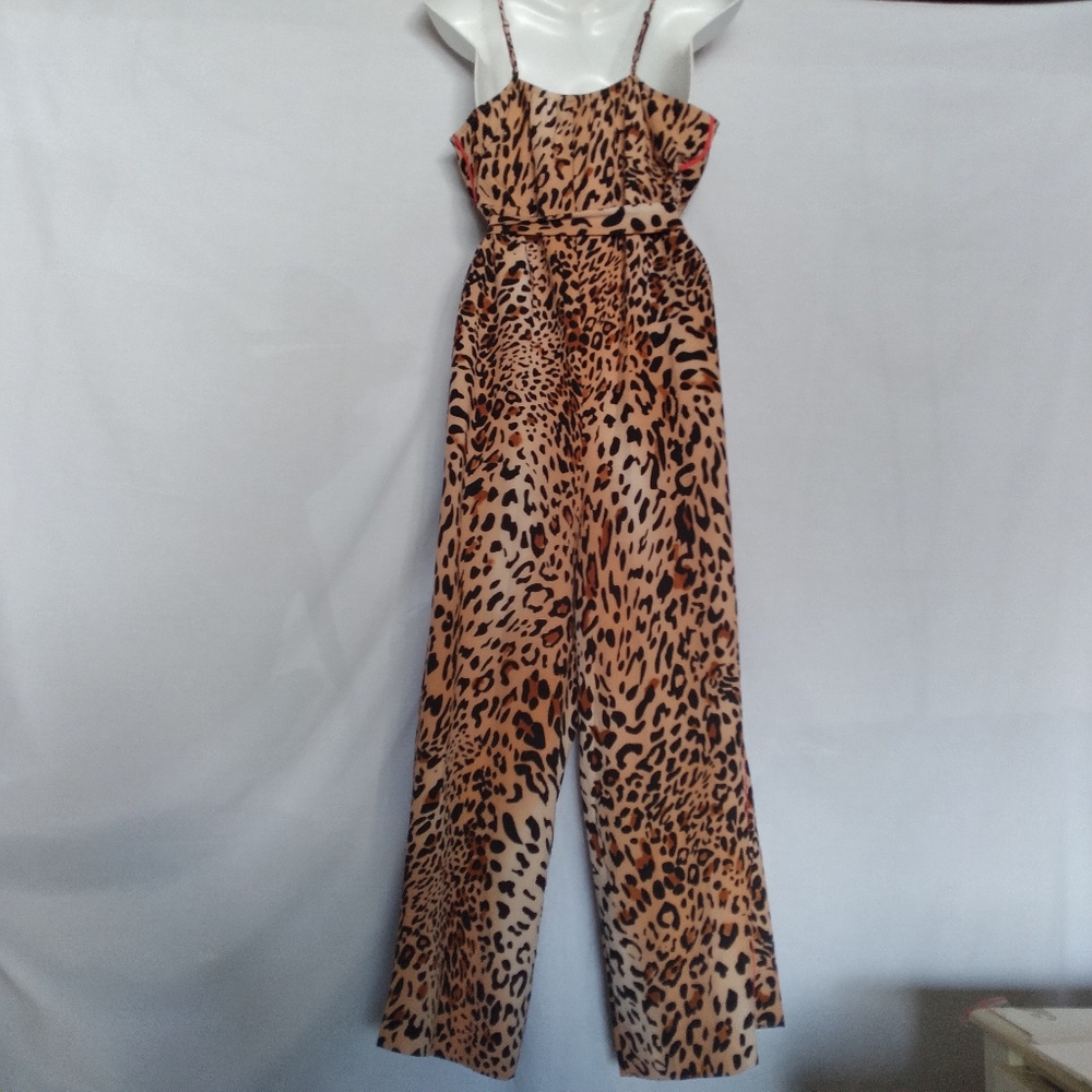 Eci New York Leopard Print Jumpsuit - image 2